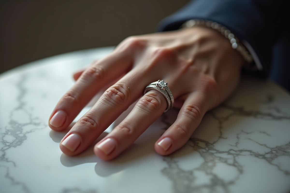 bague argent homme